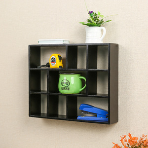 Wall Mounted Wooden <b>Shelves</b> 3 Tier Rectangle Durable Storage Rack For <b>Books</b> Stationery Personal Care Products - Product Image 4