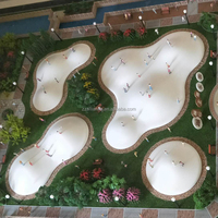 Structure de jeu amusante et rebondissante de videur de nuage de saut gonflable de trois boules