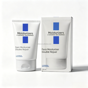 Crème Hydratante Visage Double Action Réparatrice Céramide Niacinamide Eau Thermale Prébiotique Soin Apaisant Barrière Cutanée Pour Tous Types de <span class=keywords><strong>Peau</strong></span> - Product Image 1