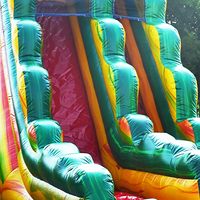Toboggan aquatique gonflable commercial de 23 pieds, château gonflable, design populaire à prix avantageux