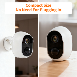 Caméra de sécurité sans fil WiFi 3MP à batterie avec détection PIR et audio bidirectionnel, application <span class=keywords><strong>Onecam</strong></span>, vente directe usine, OEM ODM, logo personnalisé - Product Image 3