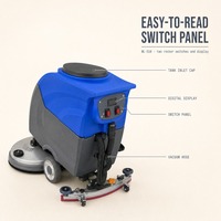 Autolaveuse autoportée WL-510, largeur de lavage 510 mm, raclette 830 mm, pression de brosse 35 kg, 2000 m²/h, 1050 W, 24 V, 90 Ah, 40 L, 45 L, CE