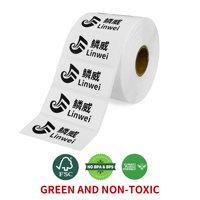 Étiquettes autocollantes multi-usages bon marché 2,25" x 1" (57x25mm) pour imprimantes Zebra et autres