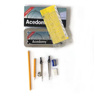 Offre Spéciale – Kit de 13 Pièces de Compas et Diviseurs Mathématiques en Métal de Haute Qualité pour Enfants - Product Image 5