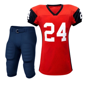 Conjunto de Uniforme de Fútbol Americano Personalizado y Transpirable para Hombre y Mujer, Jersey y Pantalones Deportivos Unisex de Poliéster para Adultos con Logotipo Personalizado - Product Image 1