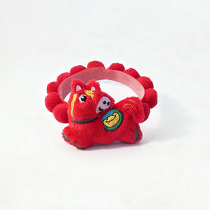 <span class=keywords><strong>Collar</strong></span> de Invierno para Mascotas con Diseño de Dibujos Animados Ecológico de Año Nuevo, Estilo Chino, Felpa, Caballito, Perro de la Suerte, Gato, Accesorios de Primavera - Product Image 1