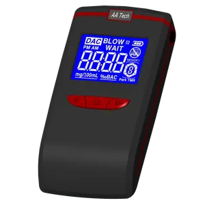 Analisador do álcool da respiração portátil alcohol analyzer digital alcohol tester com luz de fundo vermelho baixo preço Oasser T1