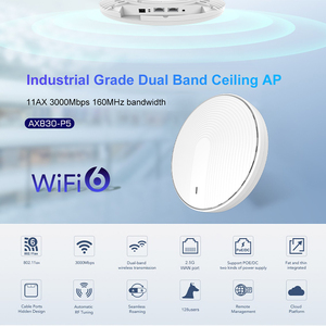 Công Nghiệp Cấp Kuwfi 3000Mbps Wifi6 Điểm Truy Cập Tốc Độ Cao 128 Người Dùng 48V PoE 12V DC Dual Band Trần Gắn Gigabit 5G AP - Product Image 5
