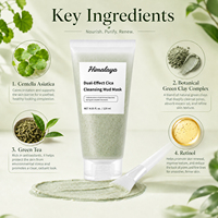 Masque Nettoyant en Argile Personnalisé OEM, Centella Kaolin, Nettoyage en Profondeur, Affinage des Pores, Masque Nettoyant Doux en Argile pour l'Acné