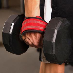 Correas de Muñeca para Entrenamiento de Gimnasio con Logotipo Personalizado al por Mayor, Correas de Levantamiento de Pesas Resistentes en Forma de 8 - Product Image 2