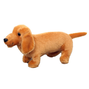 Peluche de Perrito Bulldog Dachshund de Simulación, Lindo y Suave, Relleno de Algodón PP, Regalo de Cumpleaños, Venta al Por Mayor - Product Image 5