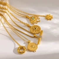 Collier personnalisé SSeesy, plaqué or 18 carats PVD, en acier inoxydable étanche, avec pendentif et chaîne à maillons, bijoux de fête, cadeaux