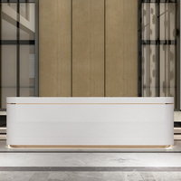 Bureau de réception peinture à décor personnalisé, livraison gratuite, réception de décor, bureau de pâtisserie, salon de beauté, incurvé