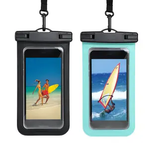 Universal Waterproof Pvc Mobile Phone Cases Clear Pouch Waterproof Bag Water Proof Cell Phone Bag With Lanyard