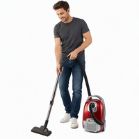 Aspirateur haute puissance : aspiration puissante de 28 KPa, avec sac collecteur de poussière, adapté aux applications domestiques et hôtelières