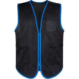 2025 gilet en maille de polyester personnalisé gilet supermarché employé bénévoles travail combinaison avec porte-carte ajouter votre Logo - Product Image 1