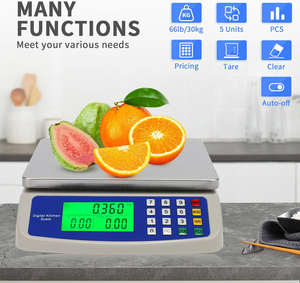 Electronic Balance Scale 40 kg 50 kg High Accuracy Kitchen Scale - Ideal for Portion Control, Diet & Weight Loss - Product Image 3