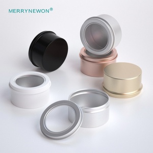 Envase Redondo de Aluminio para Polvos Cosméticos, 120 ml, Color Personalizable, Tapa de Rosca, Envase de Grado Alimenticio - Product Image 2