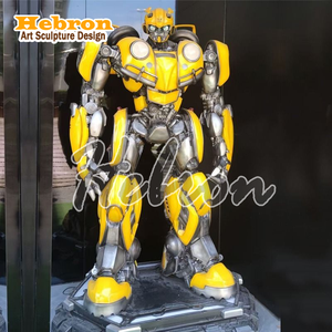 Sculpture en résine sur mesure de haute qualité, taille réelle, Bumblebee du film Marvel, 220 cm de hauteur, statue en résine de Bumblebee - Product Image 6