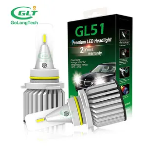 Golongtech GL51 9006 360发光二极管灯Canbus汽车车灯发光二极管前照灯灯泡发光二极管9006 120w (套)