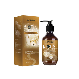 Nouveau Shampooing Capillaire à la Biotine 100ml OEM Marque Privée Renforce les Pointes Fourchues Végétalien Anti-Frisottis - Product Image 1