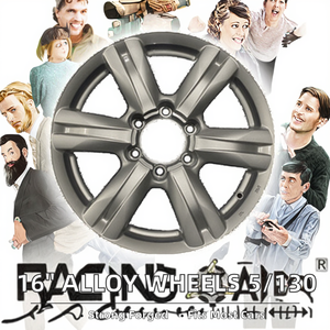 Rines de Aleación de Aluminio Nuevos de 16 Pulgadas, Diseño Cóncavo Profundo, PCD 130mm, ET 40mm, Ajuste Universal - Product Image 2