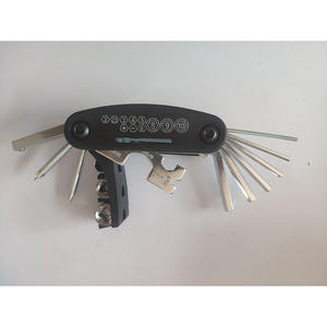 Custom Multi Functional Tool Set 16 In 1 Alloy Portable Folding <b>Wrench</b> For <b>Car</b> Repair Tire Patching - Product Image 1