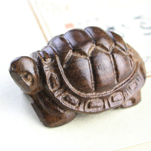 Figura de tortuga Greywood, diseño tradicional compacto para decoración de sala de estar, pieza única hecha a mano en Vietnam - Product Image 1