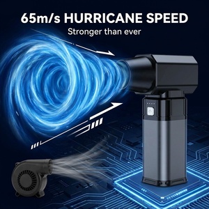 พัดลมเป่าลมแบบมือถือทรงพลัง รุ่นใหม่ ปี 2026 ความจุแบตเตอรี่ 16000mAh 96000RPM Brushless Turbo Jet Fan ใช้งานได้นาน 90 นาที รองรับการชาร์จเร็ว PD สำหรับขายส่ง - Product Image 2