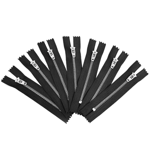 3 # Zip Jeans <span class=keywords><strong>Siper</strong></span> Kcc Gcc Cremallera de metal con acero inoxidable 4 YG Slider Jacket Zip H Shape Bottom Stop Metal 4 YG 430 SS Cremallera - Product Image 1