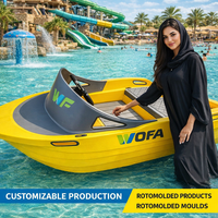 Planche de surf d'assaut personnalisée en PE avec coque en plastique miniature pour bateau électrique de pêche et d'appâtage
