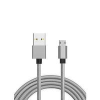 Cable de Datos de Carga Rápida Micro-USB 6A de PVC y Cobre Puro, Portátil, de 8 Hilos, para Hogar, Negocios y Viajes