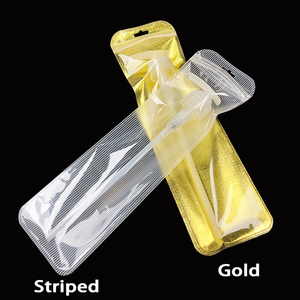 9*30 cm di dimensione lunga in Stock sacchetto di imballaggio trasparente con chiusura a Zip sacchetti di plastica - Product Image 2