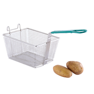 <span class=keywords><strong>Cesta</strong></span> de Acero Inoxidable <span class=keywords><strong>para</strong></span> <span class=keywords><strong>Papas</strong></span> Fritas y Pollo Frito (Estilo KFC), Apta <span class=keywords><strong>para</strong></span> Lavavajillas y Horno, Ecológica - Product Image 2