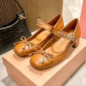 Sandalias de Tacón Alto con Punta Abierta de Moda de Verano para Mujer, Mules y Zuecos Casuales Retro, Nueva Colección de Lujo al por Mayor mius - Product Image 4