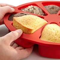 Moule à gâteau triangulaire en silicone antiadhésif, facile à démouler, compatible four, qualité alimentaire, pour pâtisserie DIY au chocolat, 1 pièce pour usage domestique