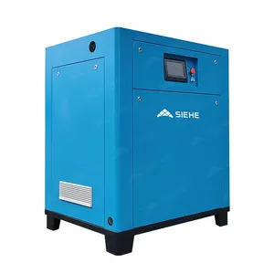Compressor de ar tipo parafuso industrial de acionamento direto com óleo lubrificador de 8 barras 100 HP 55Kw