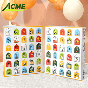 <span class=keywords><strong>Calendrier</strong></span> de l'Avent personnalisé à succès avec compte à rebours de 30 jours, boîte <span class=keywords><strong>en</strong></span> papier, matériaux recyclés, impression quadricolore, produit pour bougies - Product Image 3