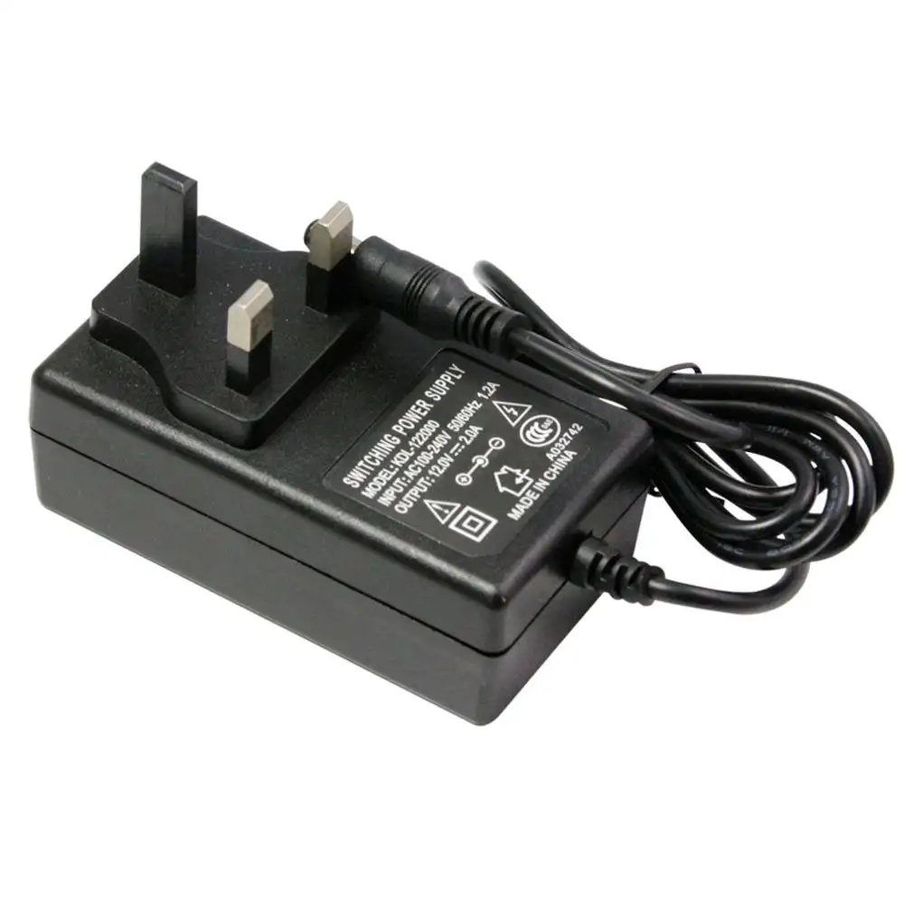 UK AcDc電源3 Amp 2a5v UKプラグ12 v 1.5a 24v 1a 112Voltアダプター