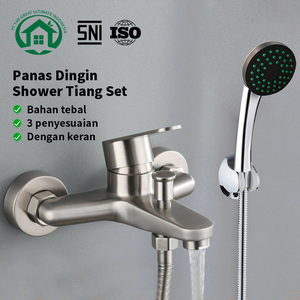 Pano.V Wholesale Manufacturer Imperial 304 Stainless Steel <b>Shower</b> Faucet Bathtub Wall Mixer Valve Featuring Brass <b>Outlet</b> - Product Image 2