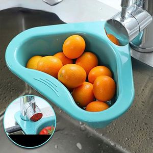 Newest Design Hanging <b>Plastic</b> Stainless Steel Cartoon Drain Basket in Kitchen Sink Large Capacity High Quality - Product Image 3