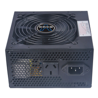 Fuente de Alimentación ATX de Alta Calidad de 500 Vatios con Entrada de Voltaje Amplio, 24 Pines 20+4 Pines para Computadoras de Escritorio, Fuentes de Alimentación en Stock