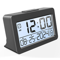 ODM OEM Layar LCD Besar Jam Digital dengan Timer 12/24 Jam dan Mode Waktu, Mode Alarm Harian