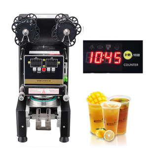 Commercial Tin Sealer Food K Cup Filling <b>Machine</b> Boba Milk Tea <b>Plastic</b> Packing <b>Plastic</b> Cup Packing <b>Machine</b> Commercial Tin Sealer - Product Image 1