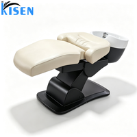 Chaise de lavage de cheveux de qualité supérieure pour spa capillaire, mobilier de luxe pour salon de beauté, lit de massage thaïlandais avec bol pour barbier