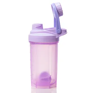 कस्टम लोगो कस्टम लोगो 400ml 600ml पोर्टेबल BPA मुक्त प्लास्टिक कसरत खेल जिम कप पानी कस्टम प्रकार के बरतन बोतल प्रोटीन के लिए