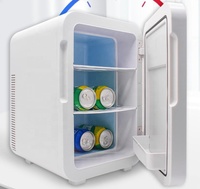 Mini réfrigérateur portable de 20 L avec écran LED transparent, température réglable, boîte de refroidissement pour voiture, camping, usage domestique