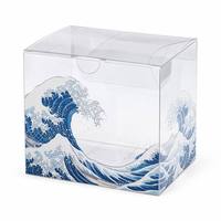 Boîte d'emballage en PET holographique géométrique portable personnalisée, impression irisée, modèle Zhenpin Packaging PR016 pour cosmétiques et bijoux