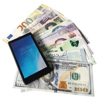 Detector de Billetes Portátil HL-V300, Espectro Infrarrojo, Detección Multimoneda, Pantalla Táctil, Reconocimiento de Dinero en Efectivo
