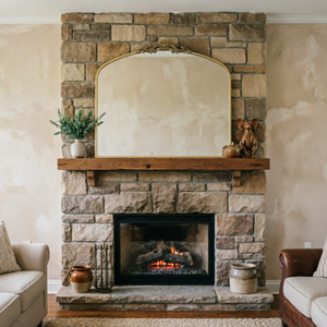 Specchio da Parete Decorativo in Stile Moderno, Design Irregolare in PU <span class=keywords><strong>Vintage</strong></span>, <span class=keywords><strong>Senza</strong></span> <span class=keywords><strong>Cornice</strong></span>, in Resina per Soggiorno, Camera da Letto e Corridoio - Product Image 3